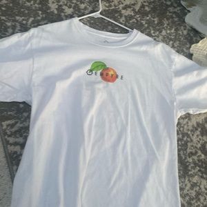 Rare EMPYRE Short Sleeve Tee Shire With Oranges "Paradise" White Size Large
